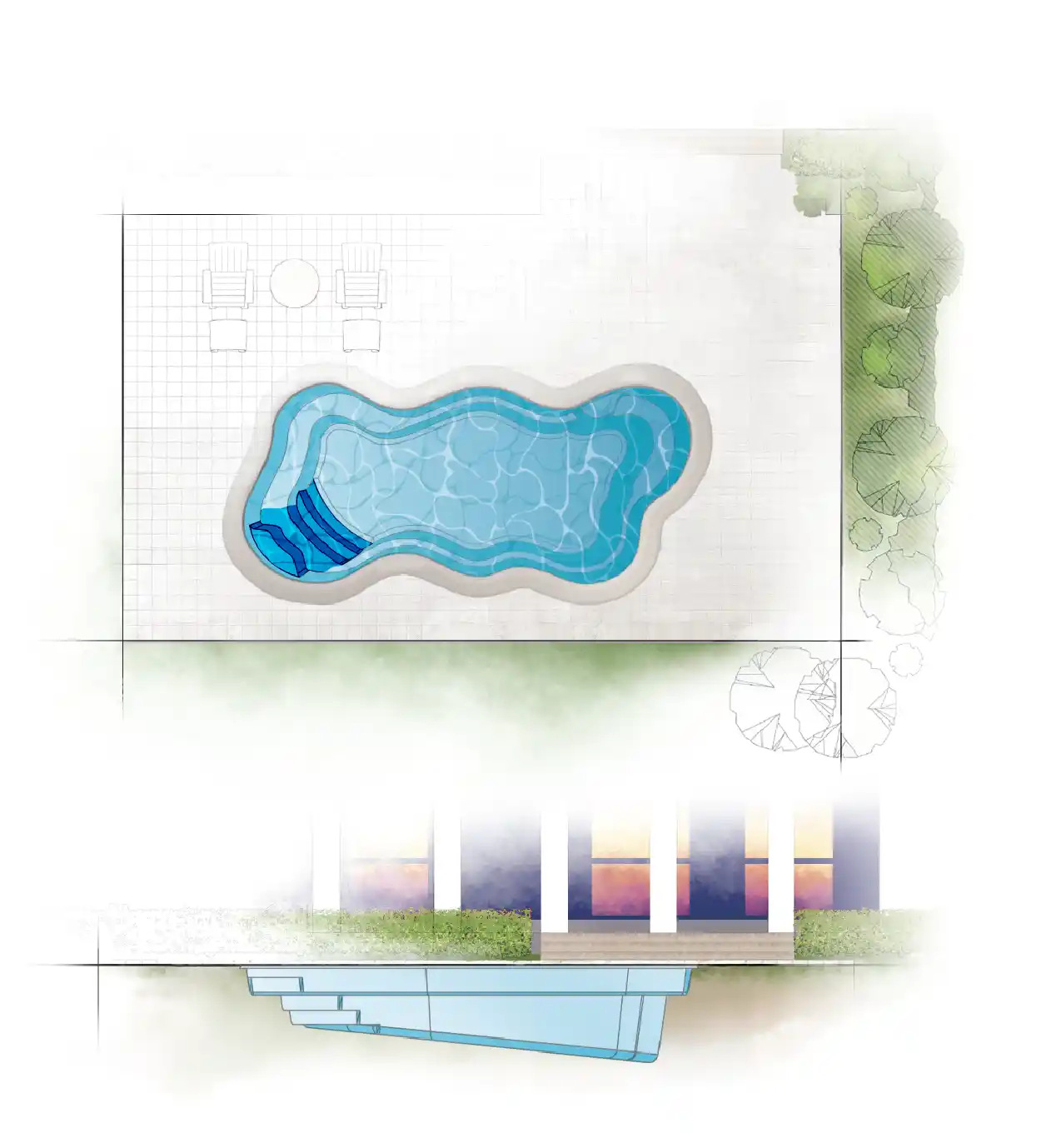 Luma key features