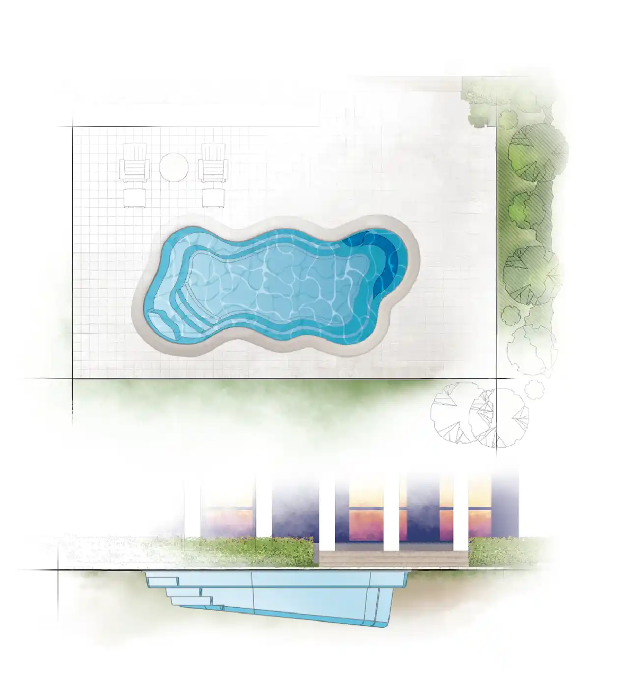 Luma key features